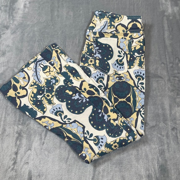 We The Free Pants Women's Size 27 Paisley Flare Pants Free People - Picture 5 of 6